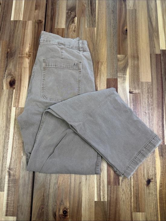 American Eagle Outfitters Pants - American Eagle High Rise Straight Khaki Cargo Pants